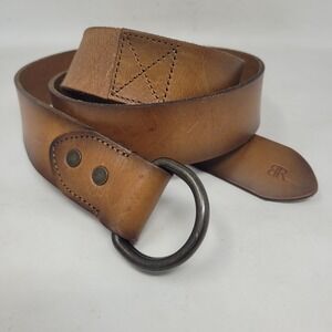 Banana Republic Belt Lg Brown Leather D-Ring Casual Minimalist Basic Industrial